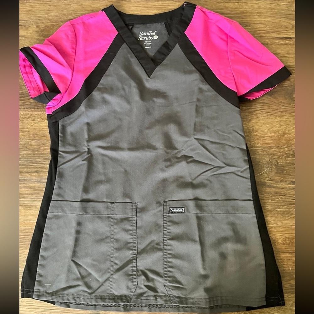 Sanibel Scrubs V-Neck Top
